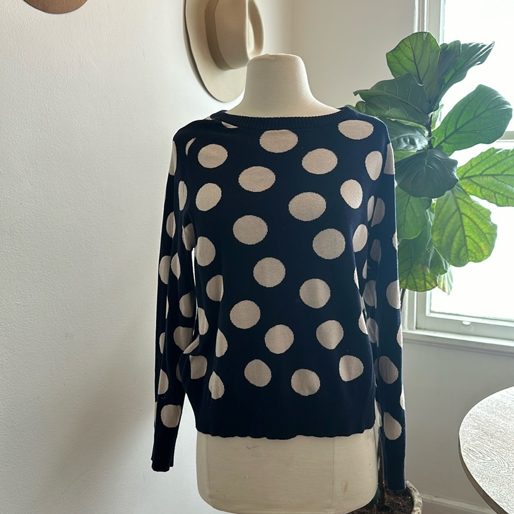 Rhythm. polka dot sweater